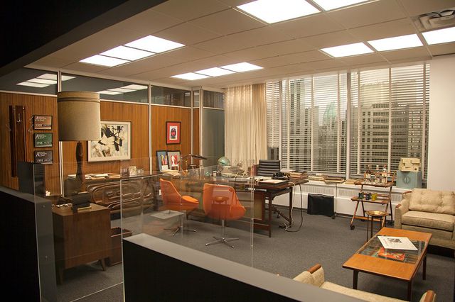 Don's office at Sterling Cooper Draper Pryce<br>